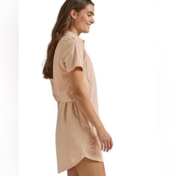 WRANGLER ATG WOMEN'S light peach coral BOXY FIT ADVENTURE DRESS size XS new - Picture 7 of 7